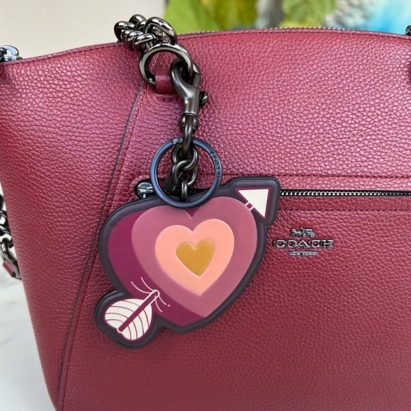 Coach Accessories - Coach Heart And Arrow Bag Charm